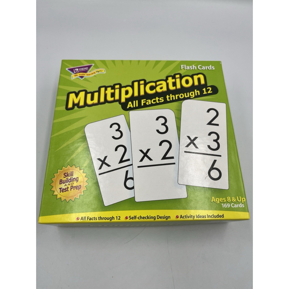 Trend Enterprises: Multiplication All Facts Through 12 Skill Drill Flash Cards,